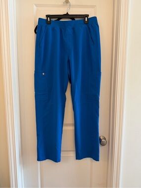 Figs Men's Royal Blue Cargo Scrub Pants